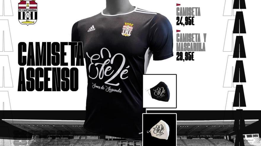 La camiseta del ascenso, a la venta el lunes por 24,95 euros