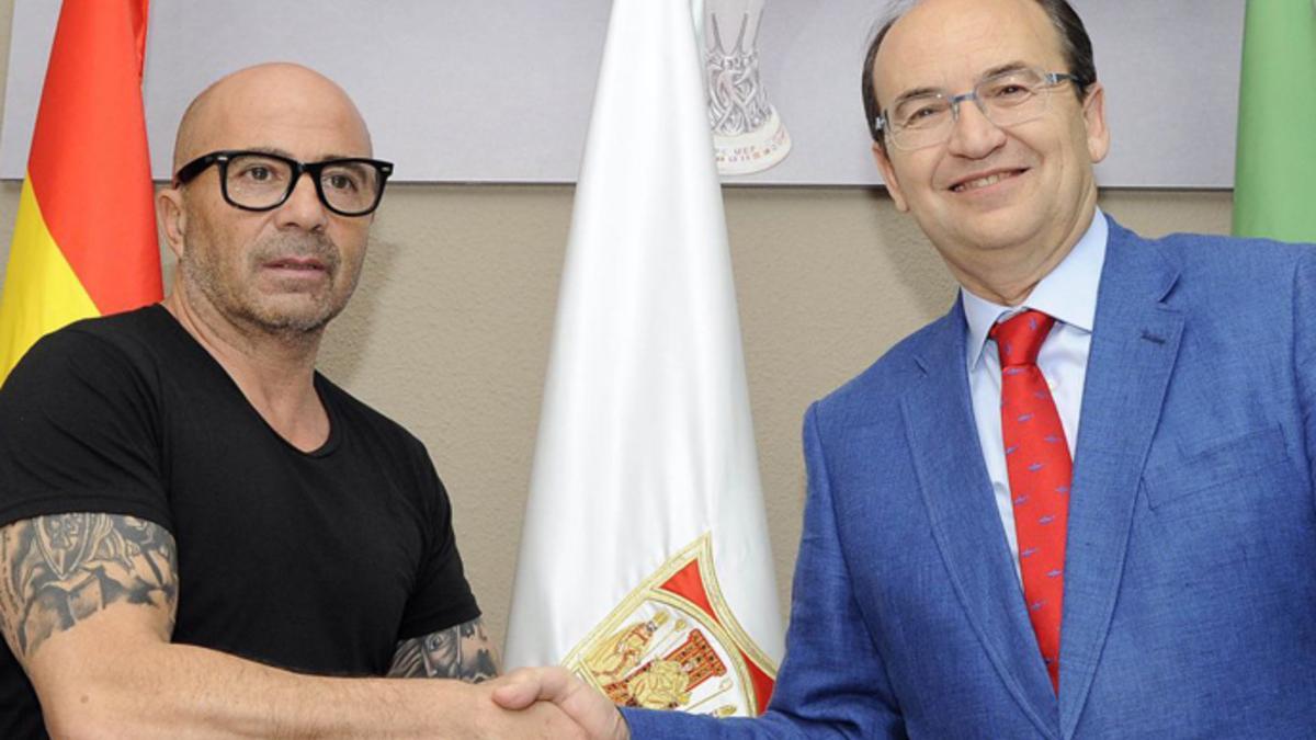 Sampaoli, nuevo entrenador del Sevilla