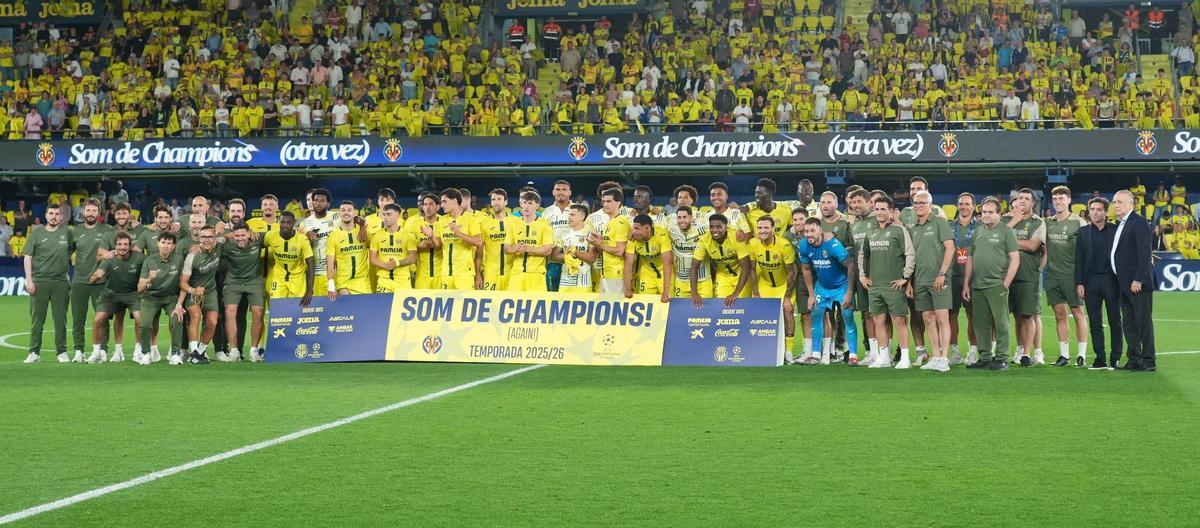 La fiesta del Villarreal CF por conseguir la 3ª plaza de LaLiga y la clasificación para la Champions League.