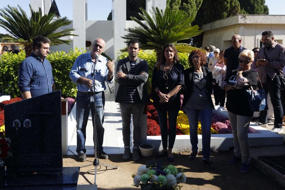 Homenaje a los represaliados del franquismo en Paterna.