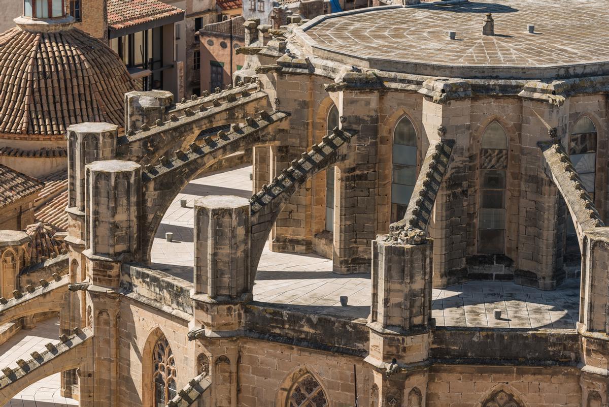 Detalle de la Catedral de Santa María, Tortosa