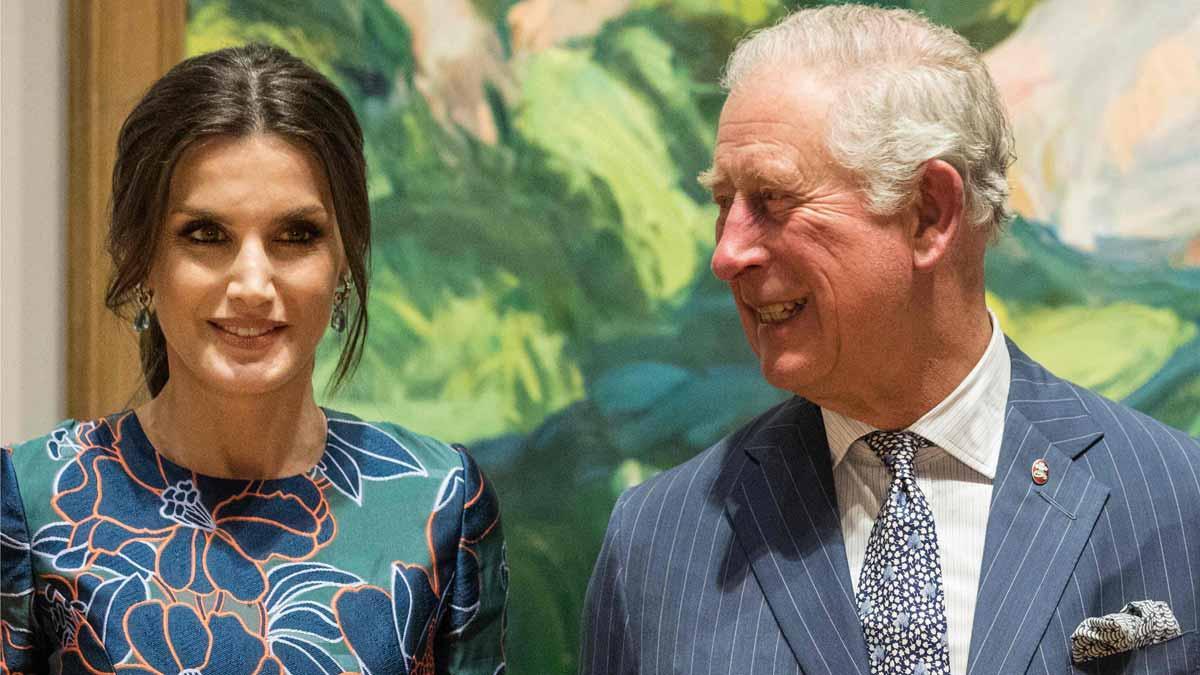 La reina Letizia y el príncipe de Gales inauguran una exposición de Sorolla en Londres.