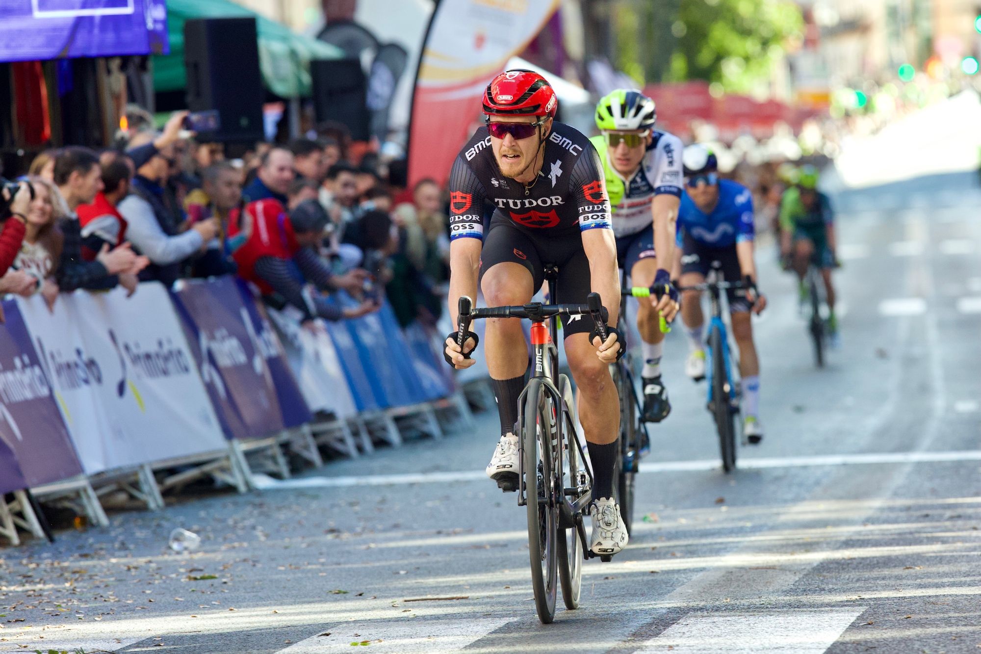 Llegada a Murcia de la Vuelta Ciclista a la Región