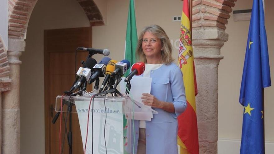 La alcaldesa de Marbella, Ángeles Muñoz.