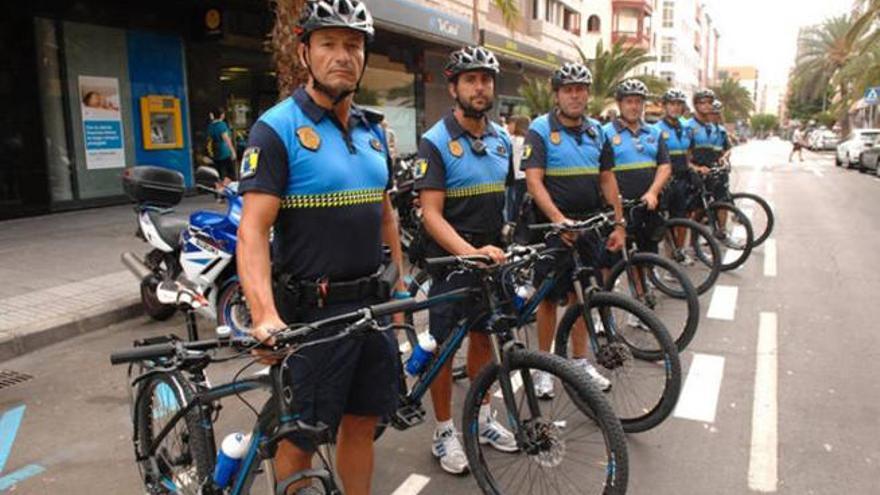 La Unidad Ciclista de la Policia Local