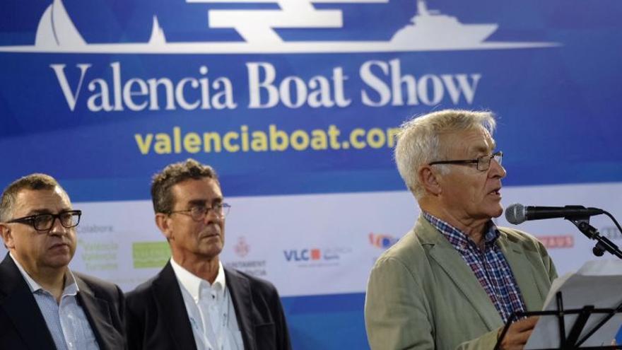 El alcalde de València, Joan Ribó, en el Valencia Boat Show