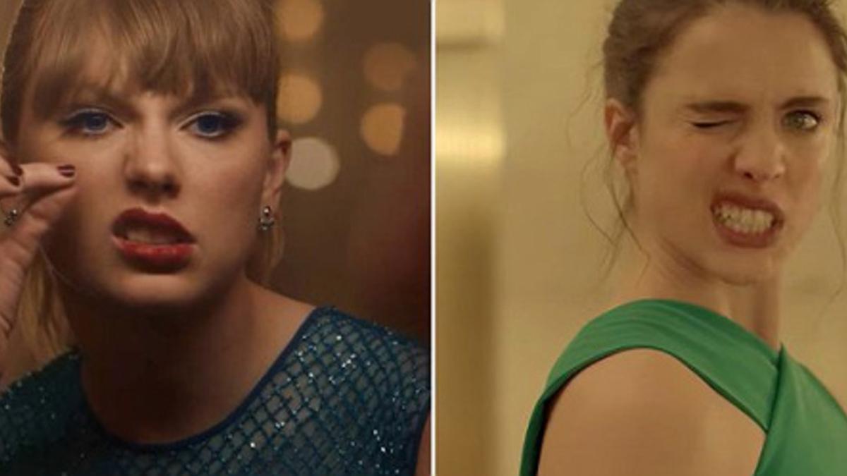 Las muecas de Taylor Swift en 'Delicate' recuerdan a las de la actriz Margaret Qualley en el espot de Kenzo del 2016.