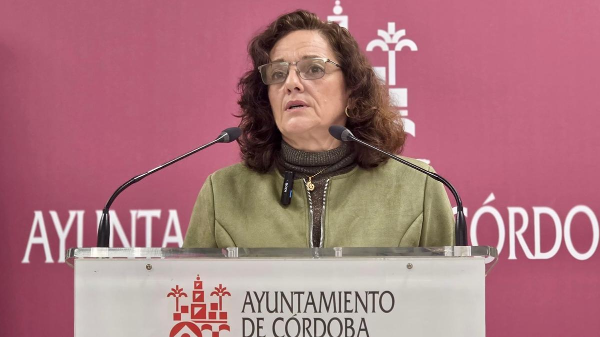La concejala del PSOE el Ayuntamiento de Córdoba Isabel Bernal.