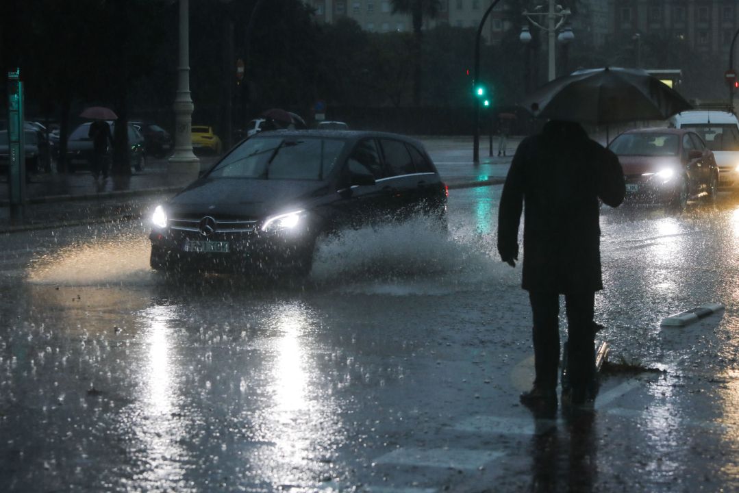 La ciudad de València, con muchas zonas inundadas