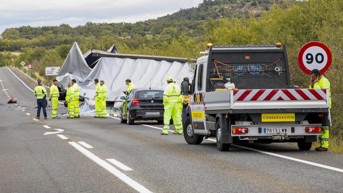 Una imagen del lugar del accidente.