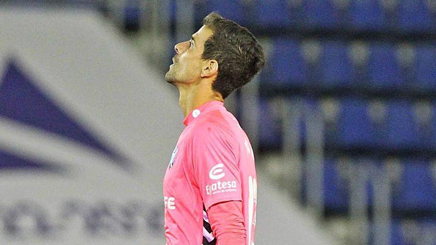 Dani Hernández, durante el encuentro del pasado viernes. | | LALIGA