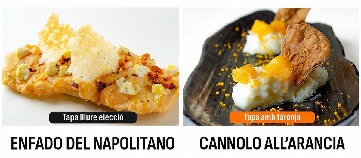 Estas son las dos tapas con las que ha hecho doblete la Pizzeria Cristal, tras la valoración del jurado profesional.