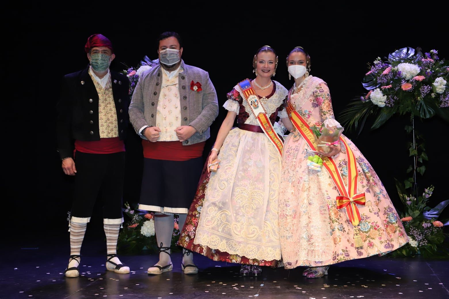 Exaltación de Patricia Sanz, fallera mayor infantil de València 1986, en Sevilla-Denia