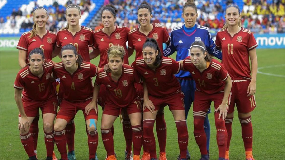 La selección española femenina disputa la Eurocopa de Holanda