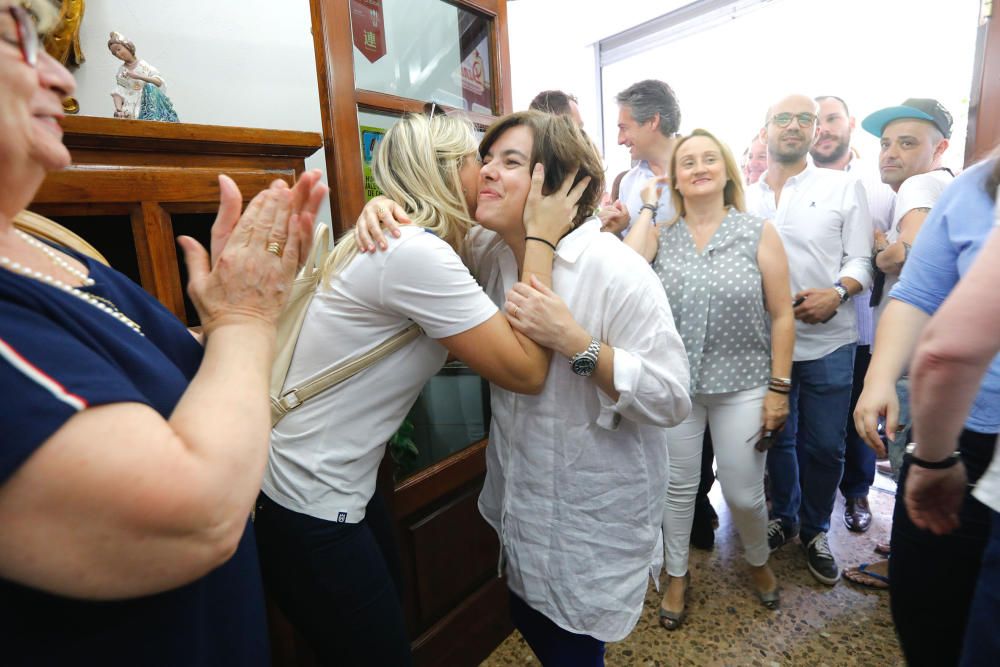 Acto de Sáenz de Santamaría en Alboraia