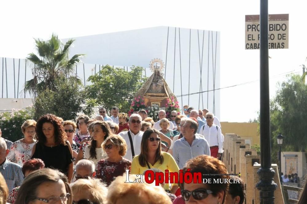 La Virgen de las Huertas llega a Lorca para las fiestas