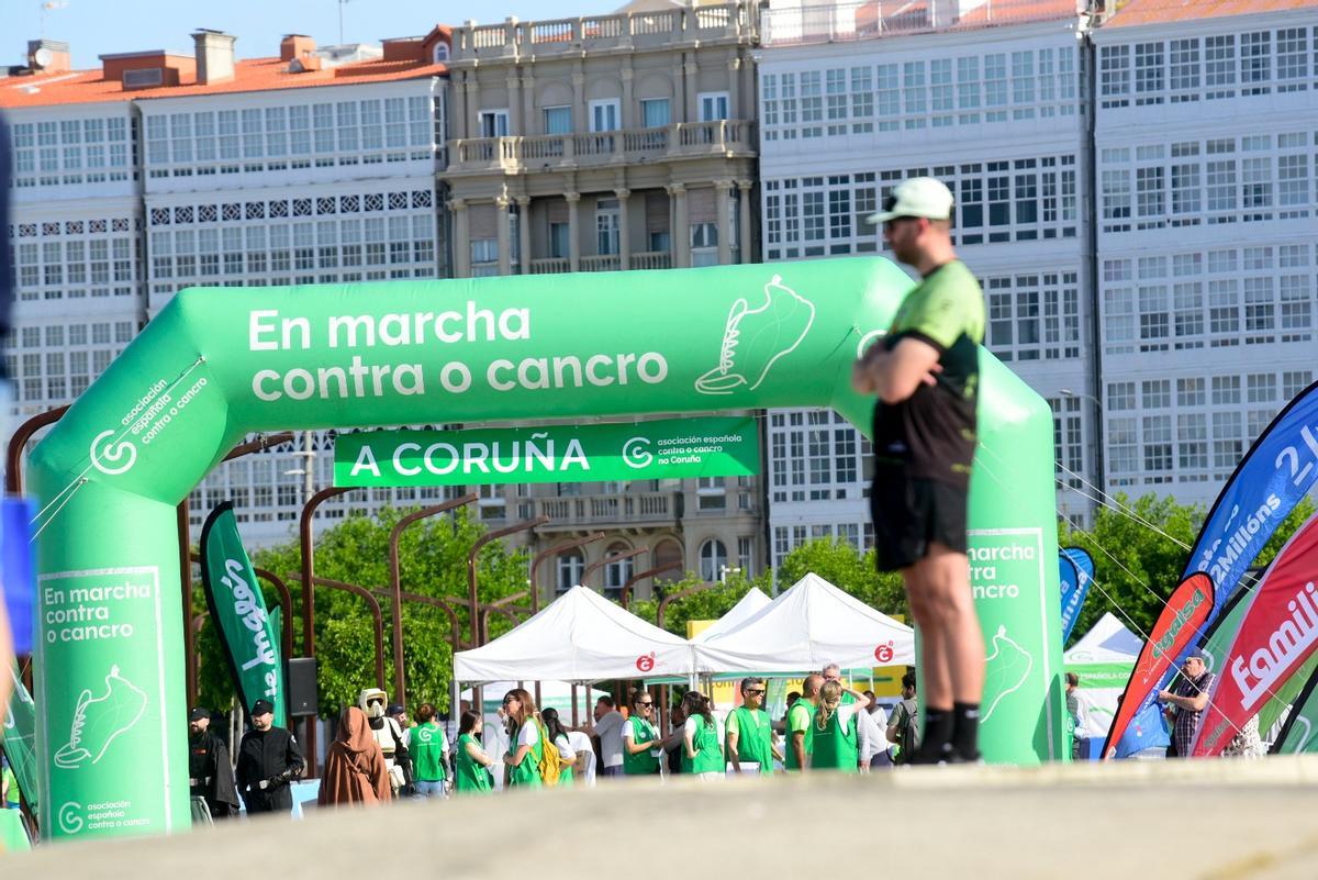 Marea verde contra el cáncer con más de 3.000 personas