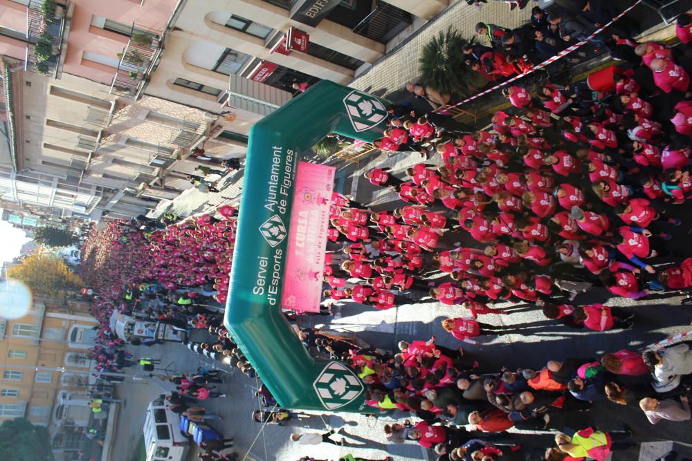 Sortida de la 1a Cursa de la Dona de Figueres