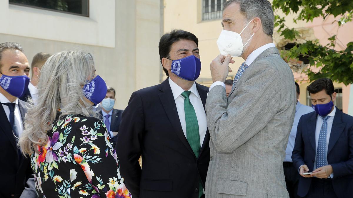 La visita del Rey Felipe VI a Las Cigarreras en Alicante