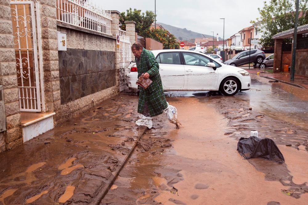 Campanillas, la zona más afectada por el temporal esta madrugada