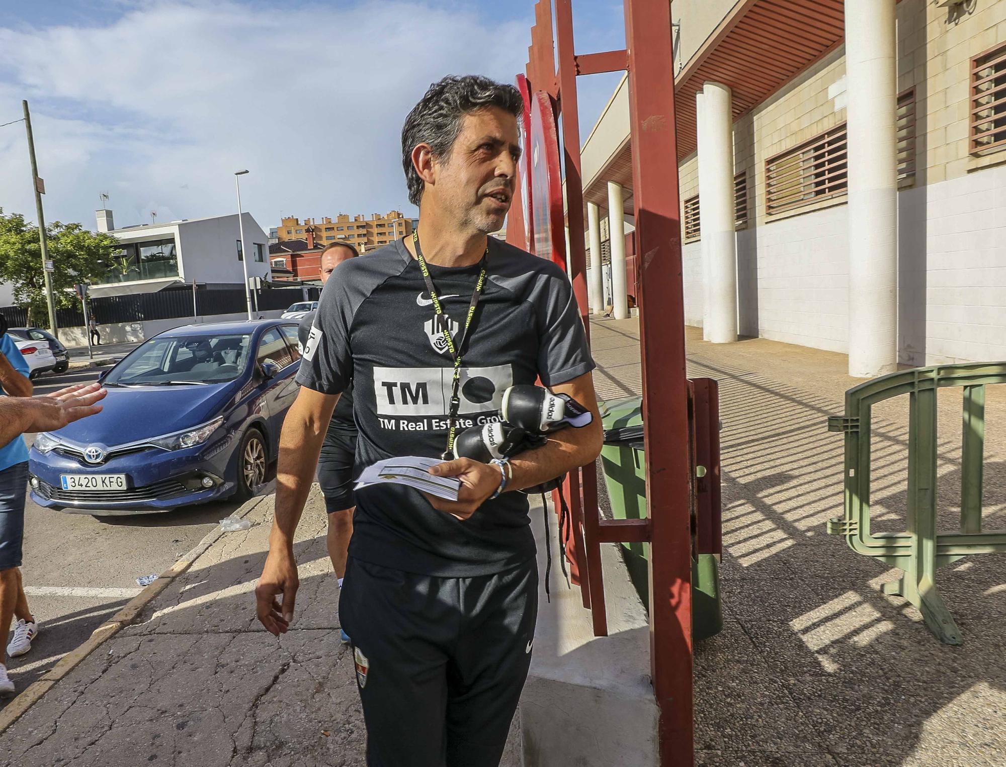 Gallego y Nino comienzan a preparar al Elche pensando en el Mallorca