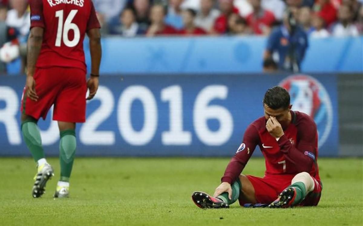 Cristiano dejó la final antes de tiempo y lloró desconsolado