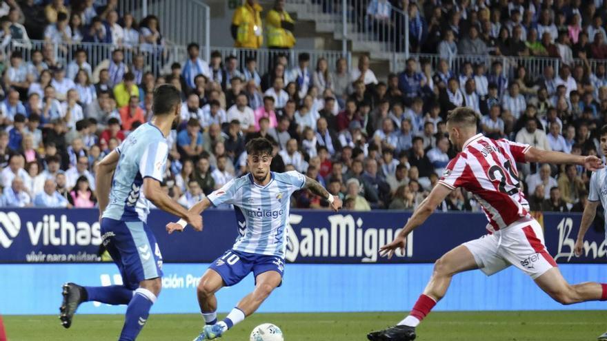 Liga Hypermotion 2025-2026: Malaga CF - Sporting de Gijón