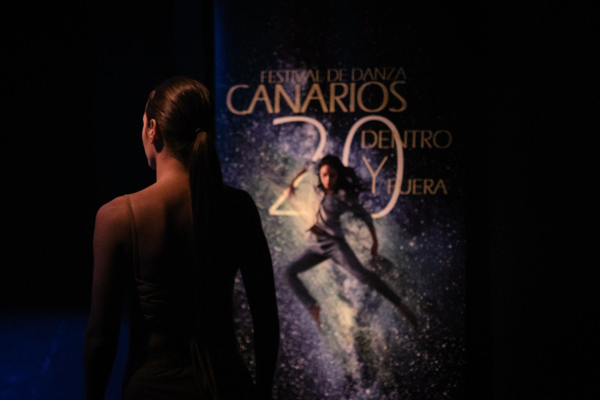 Representación de Emiliana Battitsta para presentar el Festival de Danza Canarios