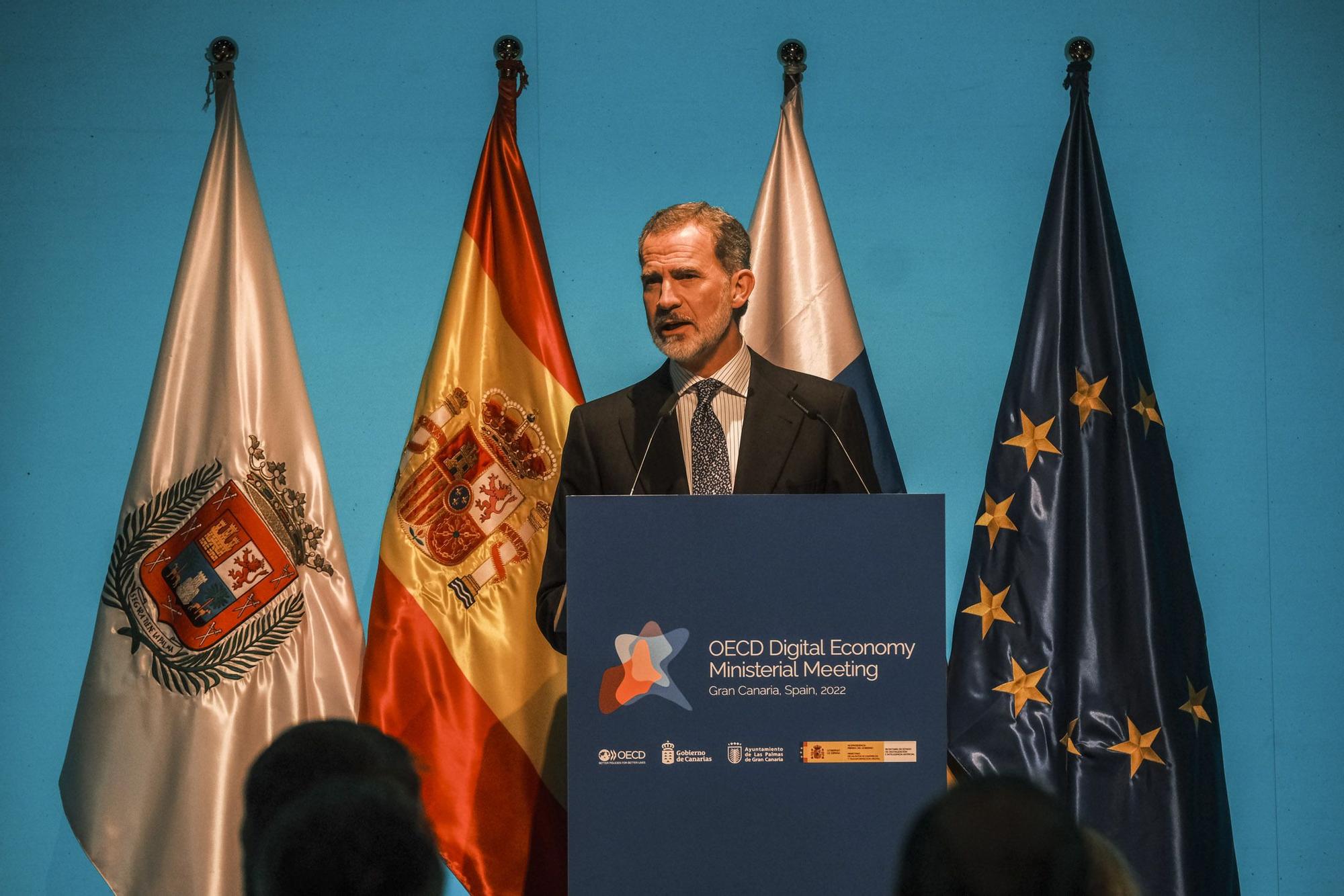 Felipe VI inaugura la Conferencia Ministerial sobre Economía Digital de la OCDE