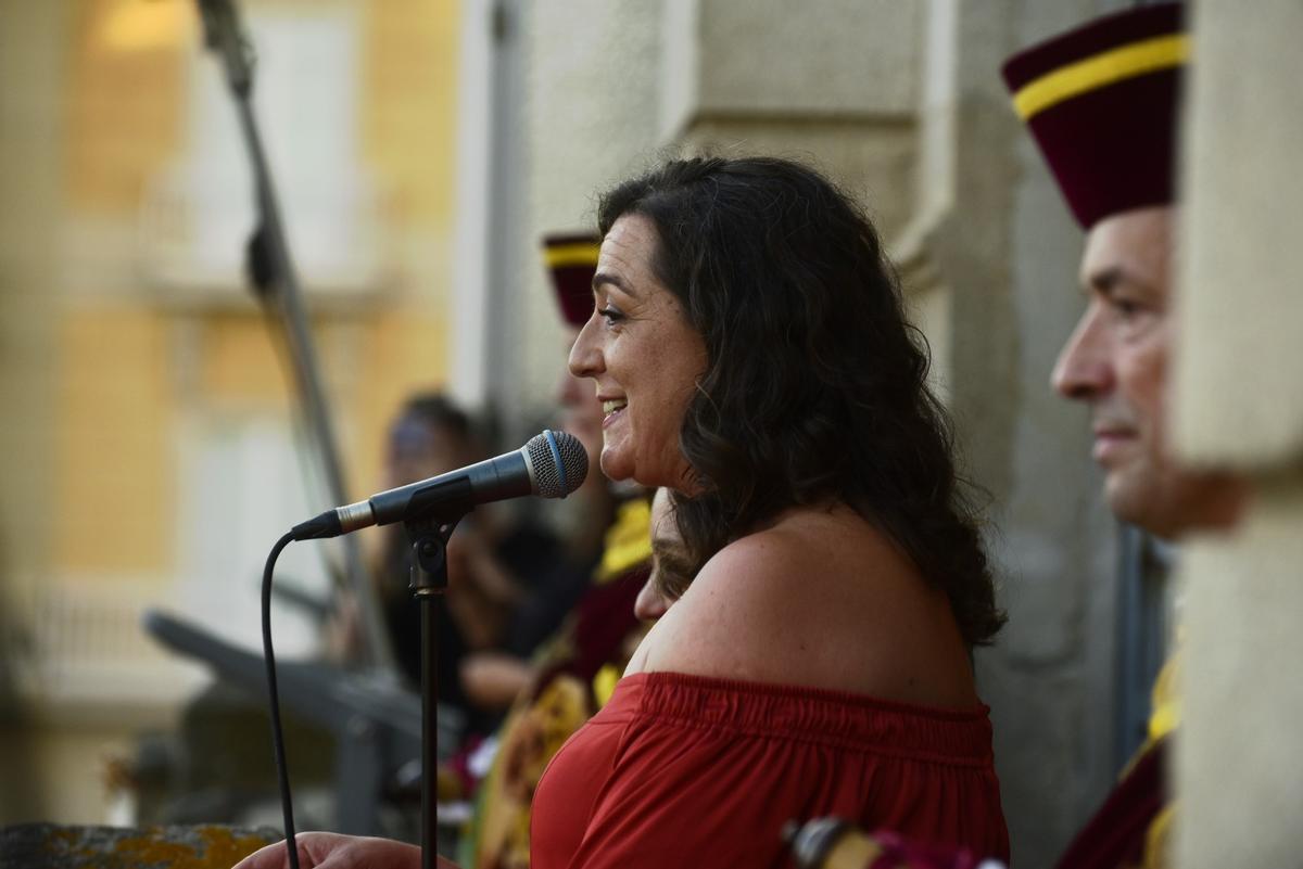 Pregón de la actriz Lucía Veiga que abre la fiestas de María Pita en A Coruña