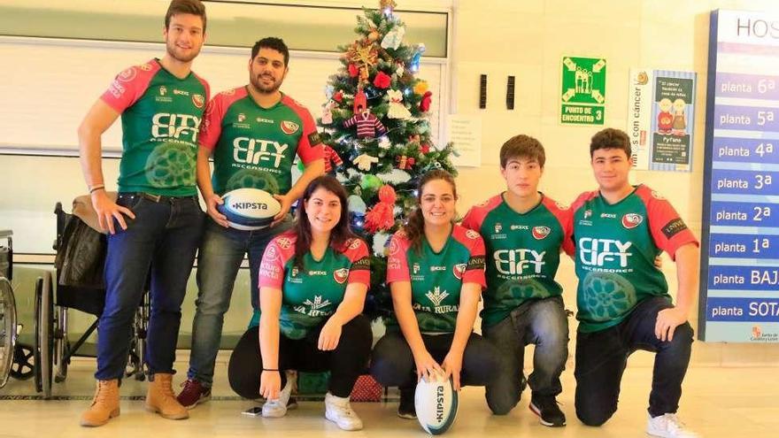 Integrantes del Rugby y Balonmano Zamora se convierten en &quot;pajes&quot; de los Reyes