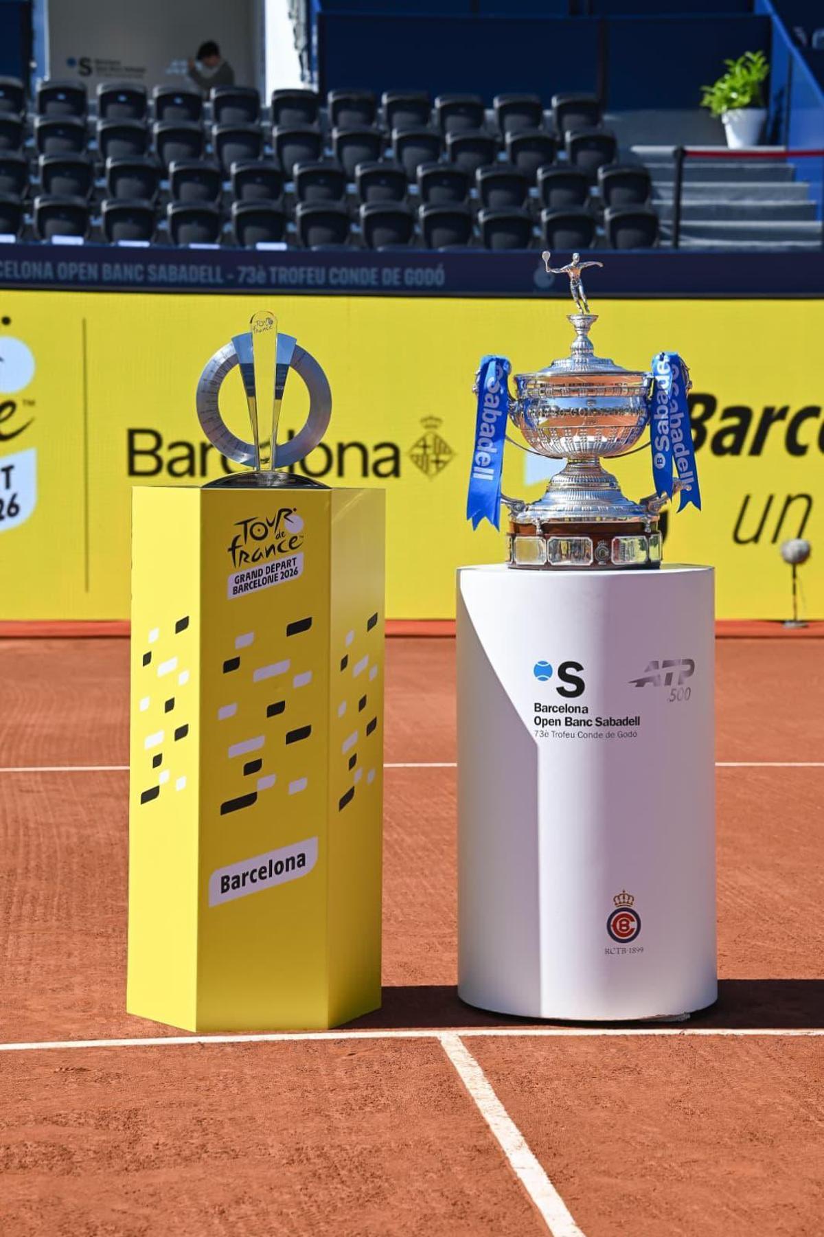 Evento del Grand Départ durante el Barcelona Open