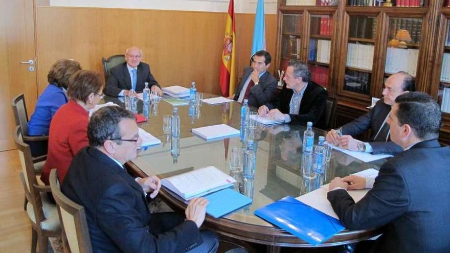 Reunión de la Junta de fiscales de Galicia.