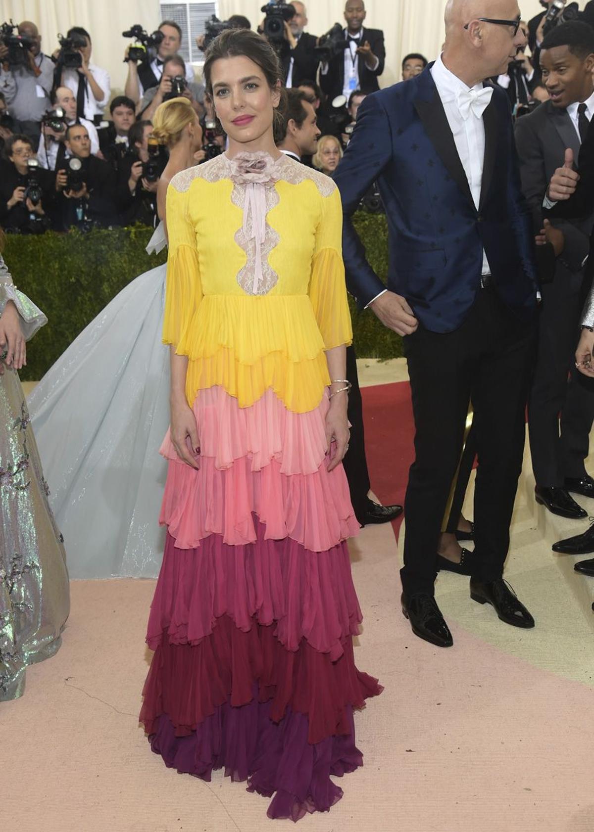 Carlota Casiraghi con vestido de Gucci en la Gala Met 2016