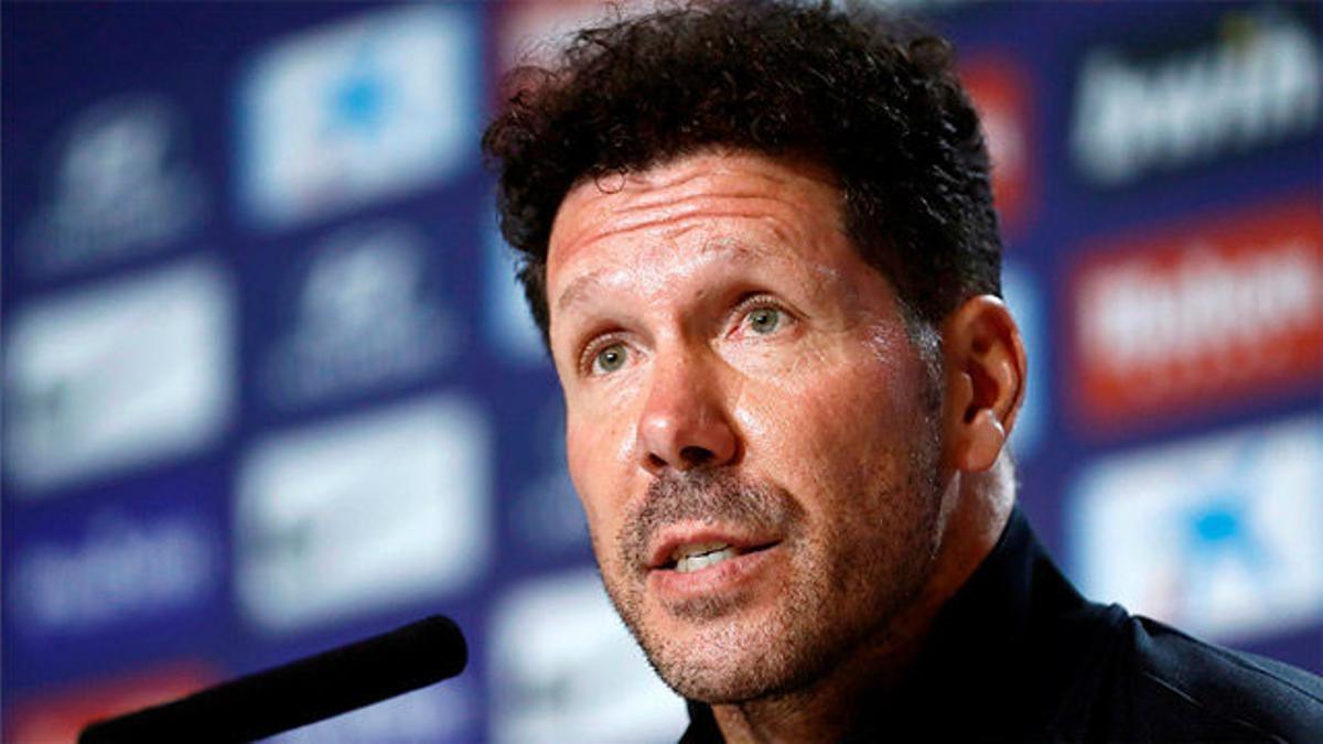 Diego Simeone y su respuesta ante el aplazamiento del Clásico