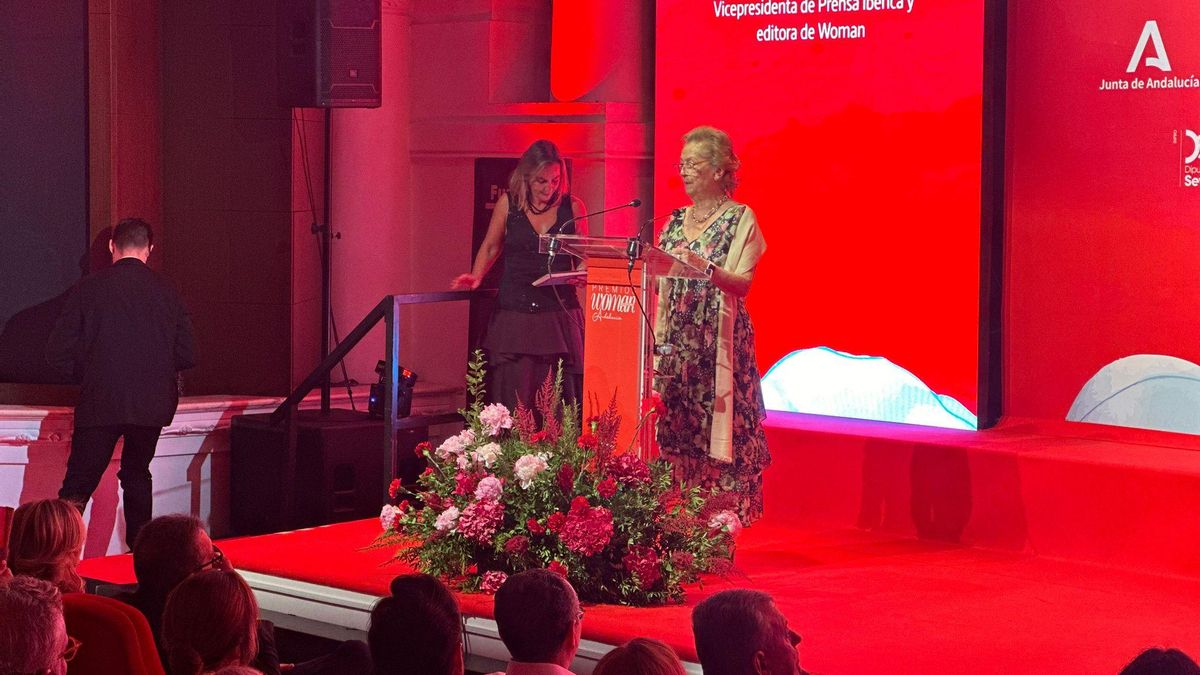 Vídeo | La vicepresidenta de Prensa Ibérica, Arantza Sarasola, realiza el discurso de apertura de los Premios Woman Andalucía