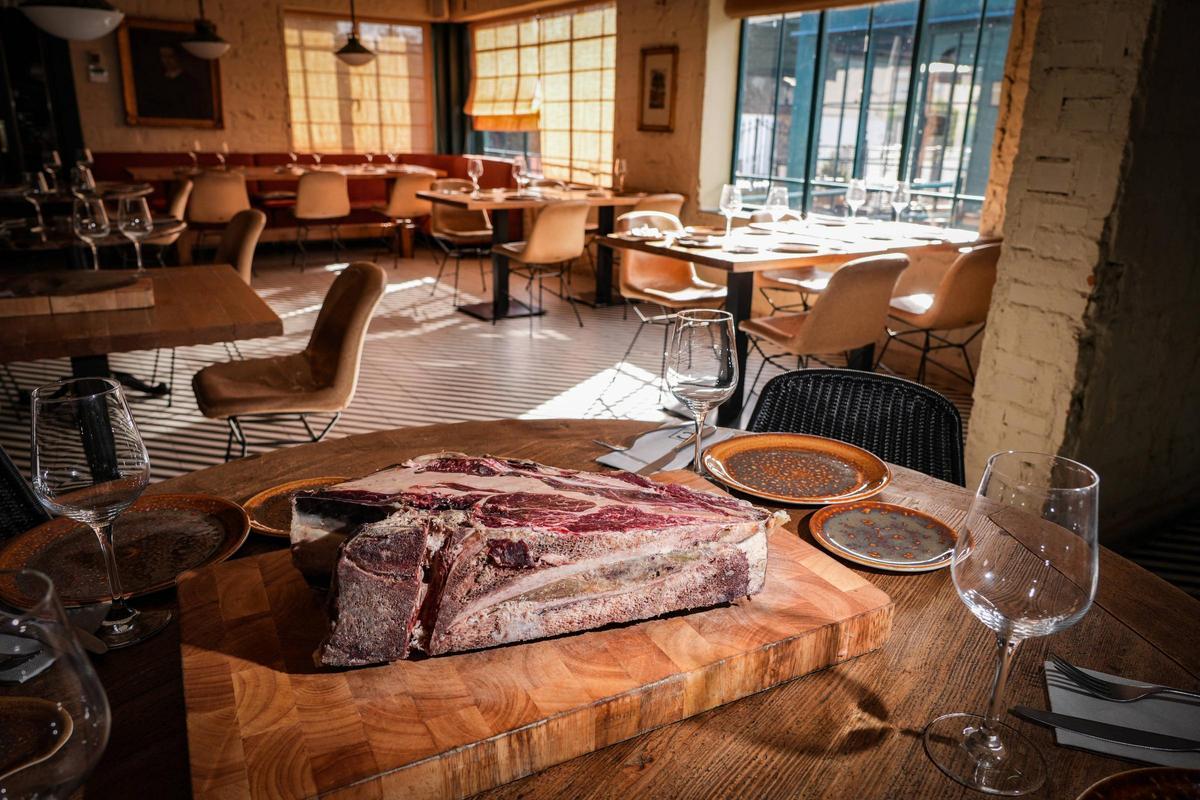 Chuleta de buey gallego.