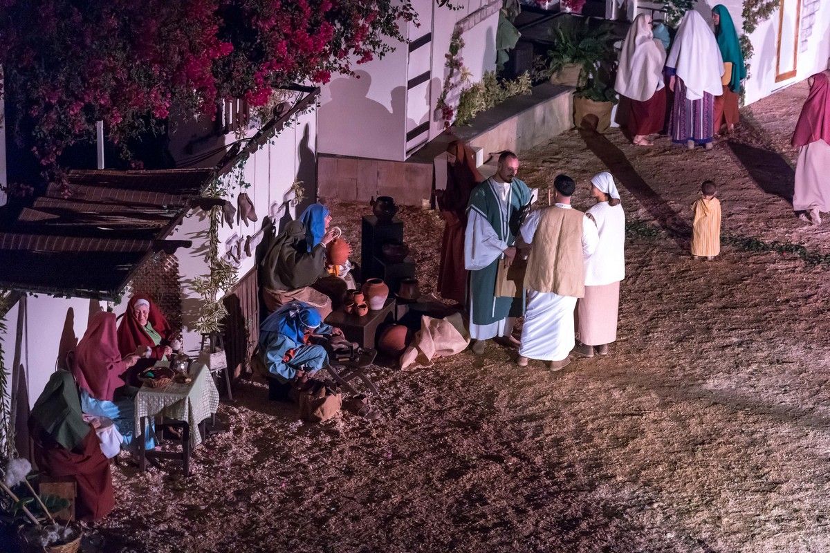 Casa Pastores representó el belén viviente