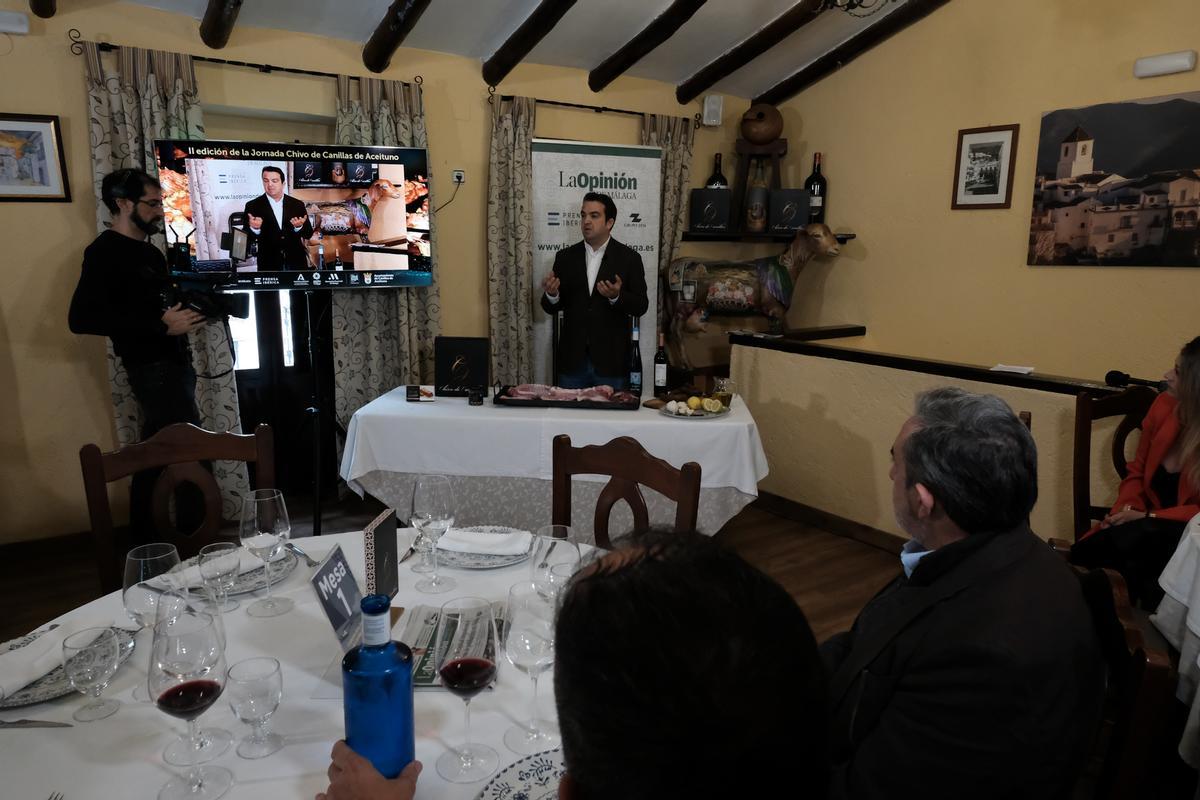 Carlos Aguilera, gerente de Chivo de Canillas, presentó las excelencias del producto local