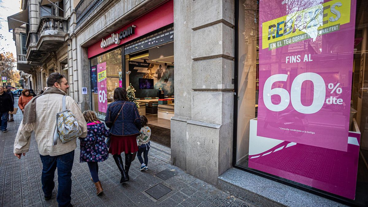 El comercio de Barcelona con rebajas adelantadas