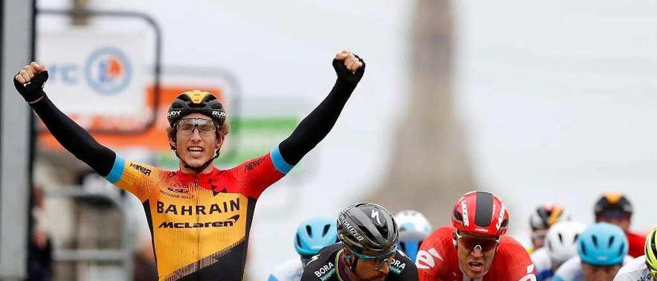 Cortina se impone a Sagan en la segunda etapa de la París-Niza.