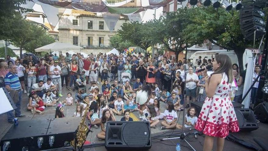 Una de las propuestas dedicadas a los niños dentro de la fiesta venezolana. // Carlos Peteiro