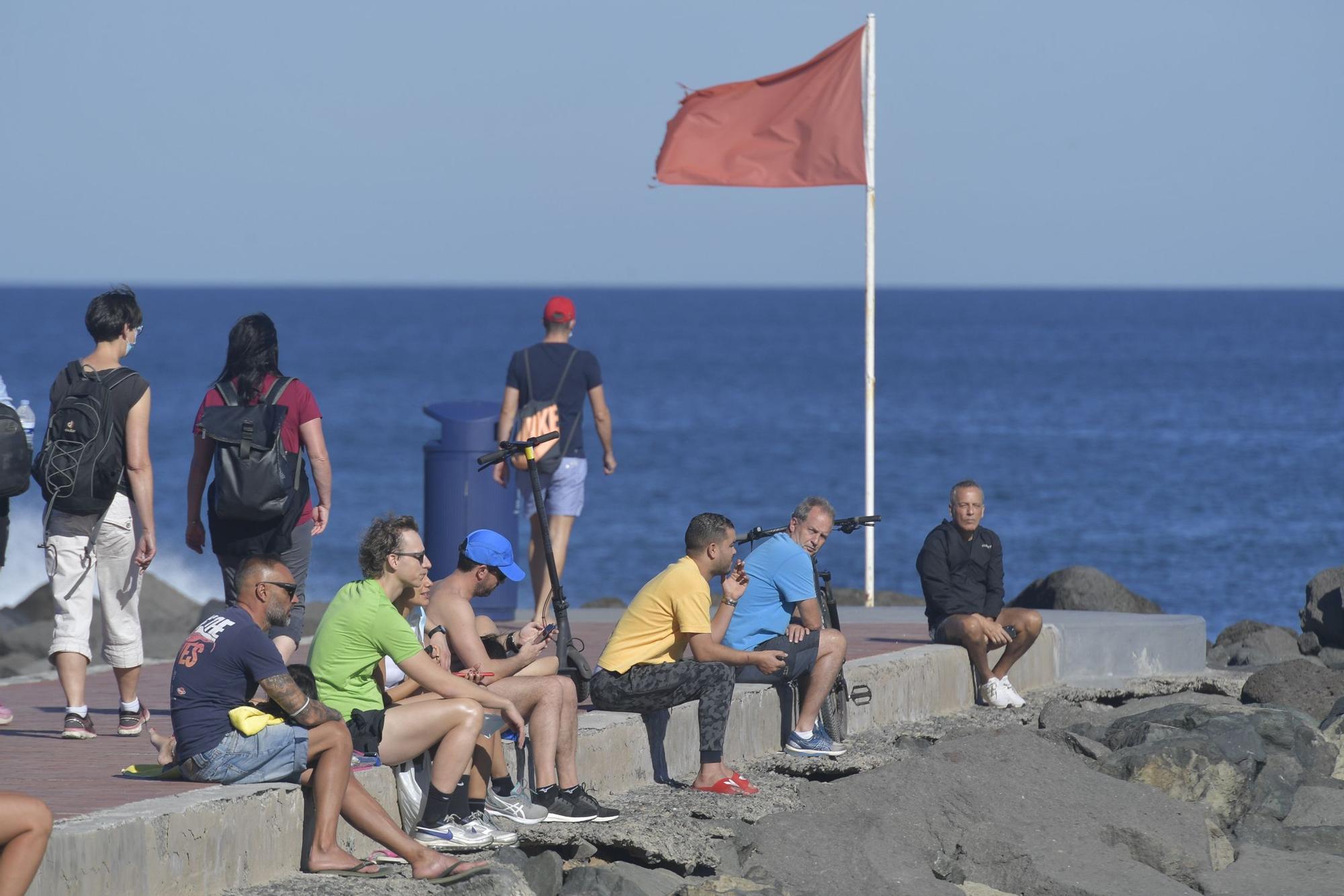 Primer día de 2022 en Las Canteras