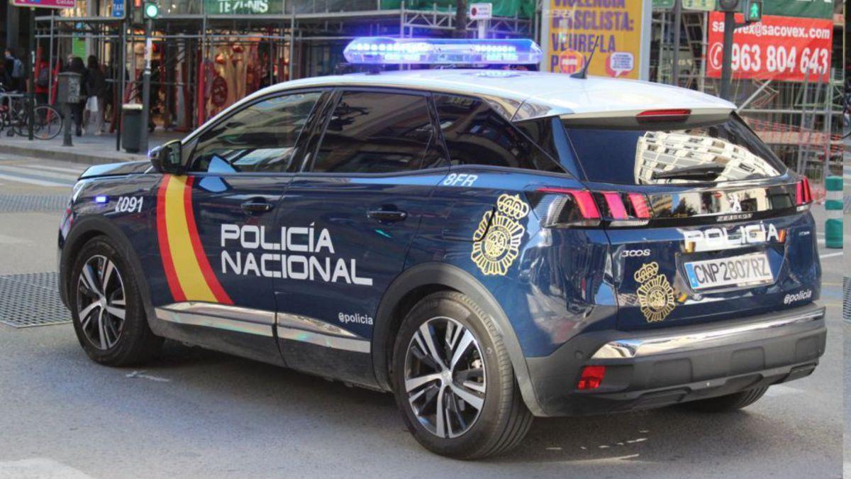 Un vehicle de la Policia Nacional