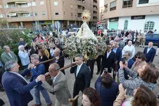 Traslado de la Virgen de Lledó a la parroquia de la Esperanza de Castelló