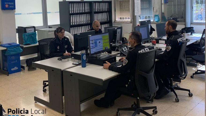 Sala de atestados de la Policía Local de Palma. | POLICÍA LOCAL DE PALMA