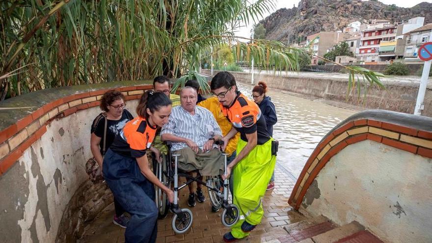 El temporal hace revivir el temor a una de las peores riadas en 40 años