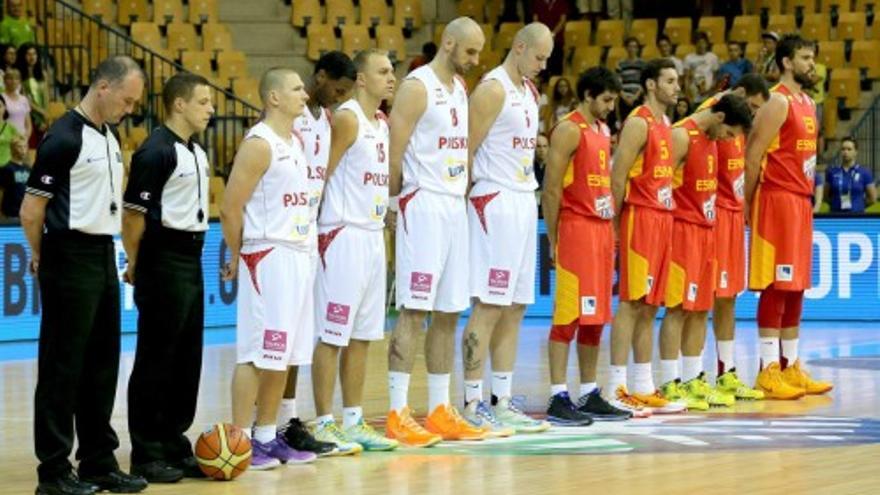 Las imágenes del partido entre España-Polonia del Eurobasket