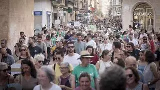 Turismo sí, pero "para vivir no para sobrevivir" o tener que abandonar Mallorca