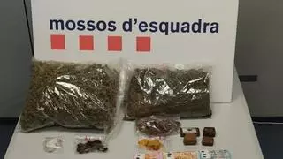 Nuevo operativo policial en un club cannábico de Badalona: intervienen cuatro kilos de marihuna y hachís